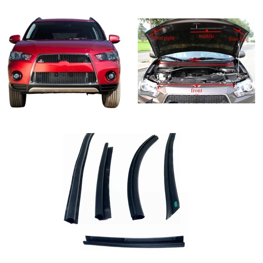 5 pièces capot en caoutchouc pour Outlander CW 2010-2012 capot coupe-froid étanchéité pour capot protecteur 5902A082 5902A024