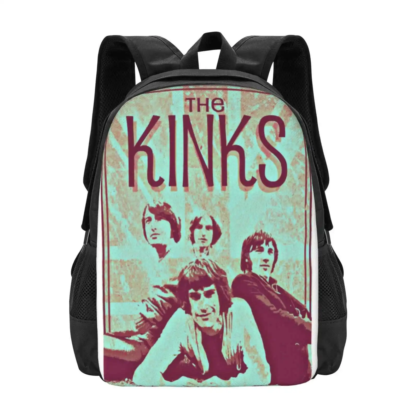 Thee Kinks Hot Sale Schoolbag Backpack Fashion Bags 1963 London 60S Vintage Garage Psych Classic Country Folk