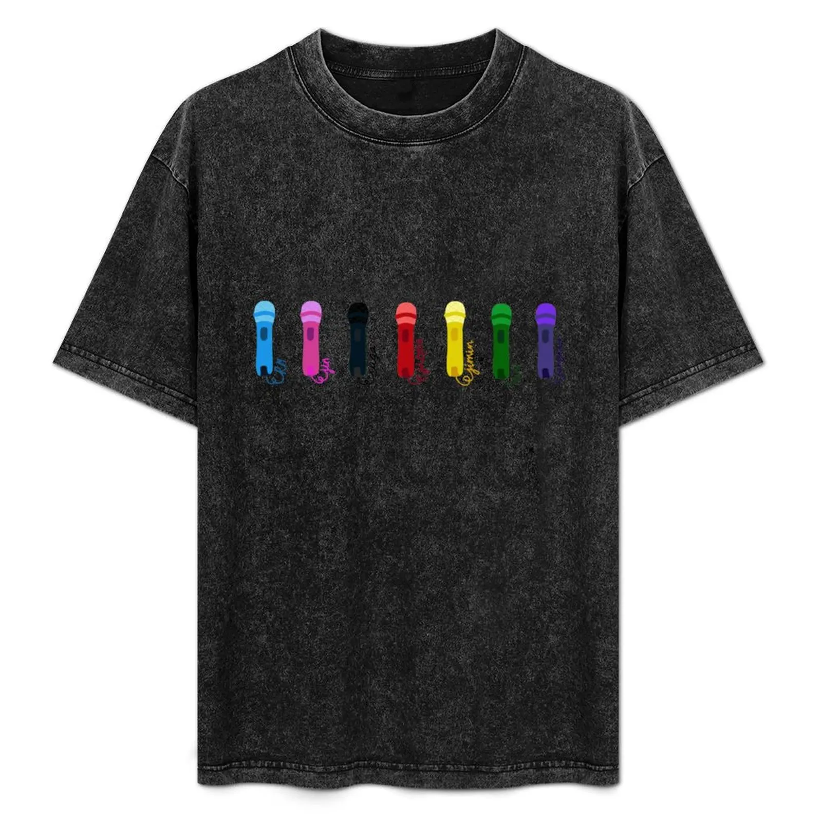 

Microphone sticker set T-Shirt Sporty Breathable Short Sleeve T-Shirt