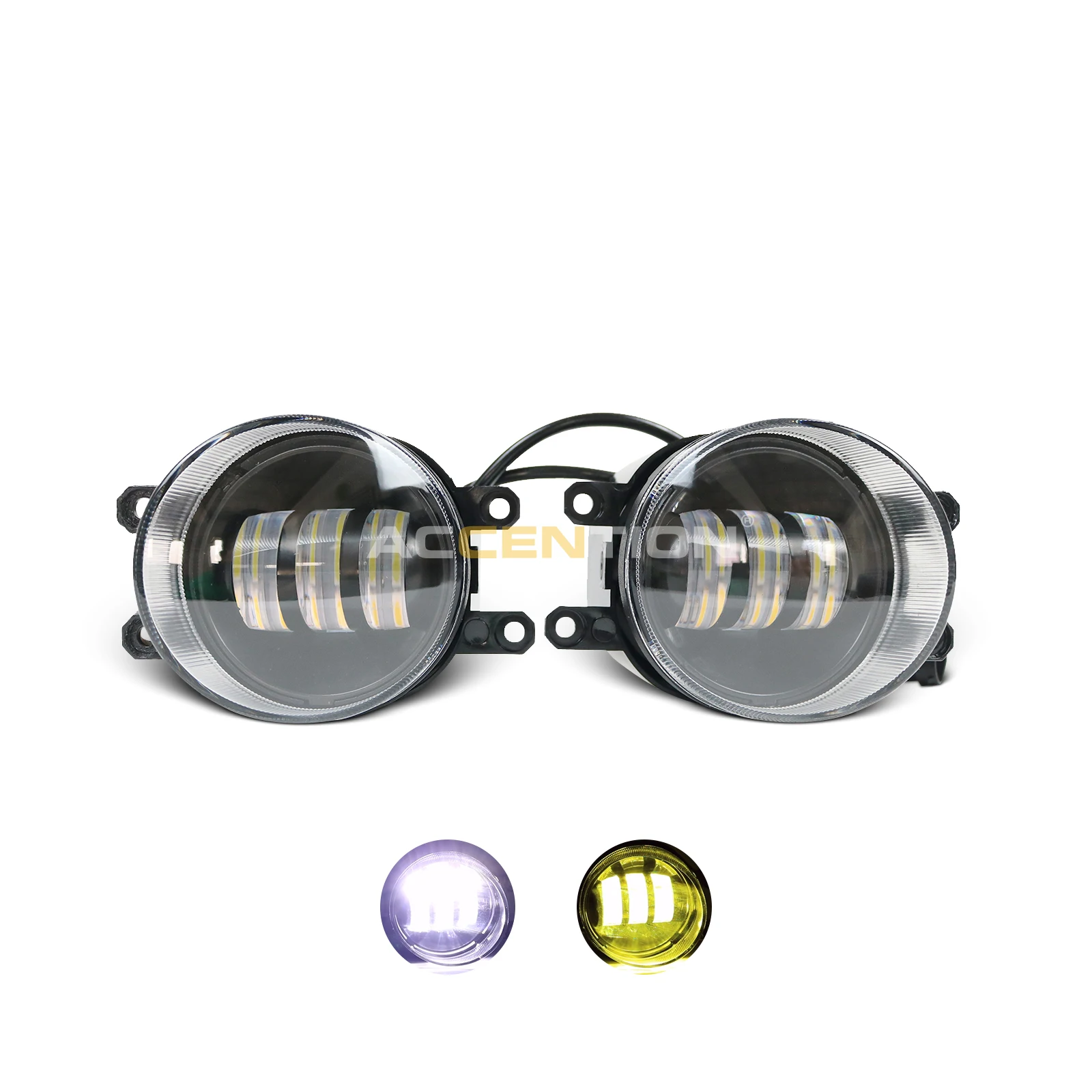 White / Yellow Dual Color LED Fog Light Lamp For Lexus CT200h 2011-2014 GS350/GS450h/GS460 2011-2015 LX570 2008-2013