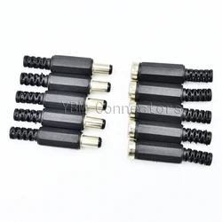 10pcs High quality DC Connector 2.5/2.1*5.5mm Power Jack DC Power Conector 5.5x2.1/5.5x2.5mm Male&Female