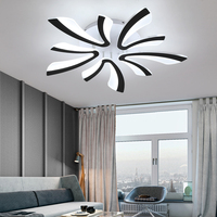 Modern Led Acrylic Ceiling Light Fixture Creative Design Led Chandelier Ceiling Lamps RC Dimming  Indoor Lighting Plafon Lustres