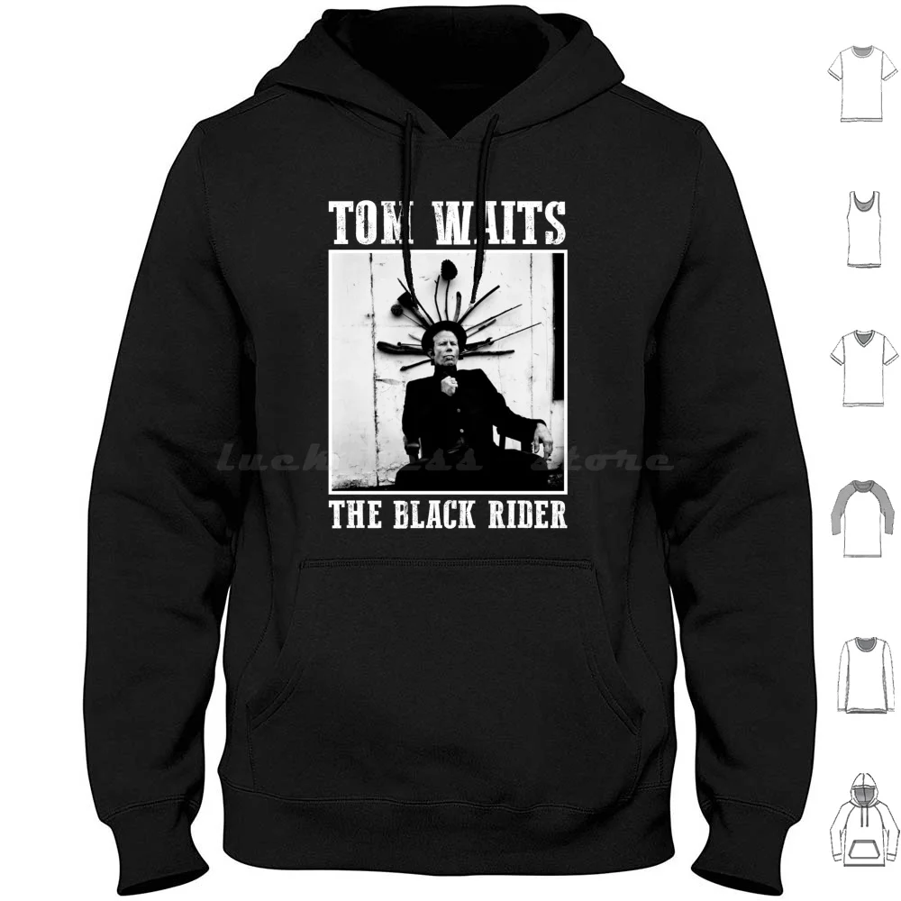 Tom Waits The Black Rider Essen Hoodie Cotton Long Sleeve Tom Waits Tom Waits Graphite Music Microphone Nick Cave Bob Dylan
