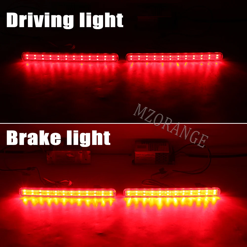 LED Rear Tail Bumper Reflector Light For Honda Accord 8 MK8 Saloon 2008-2015 EU Version Brake Turn Signal Lamp Car Accessories