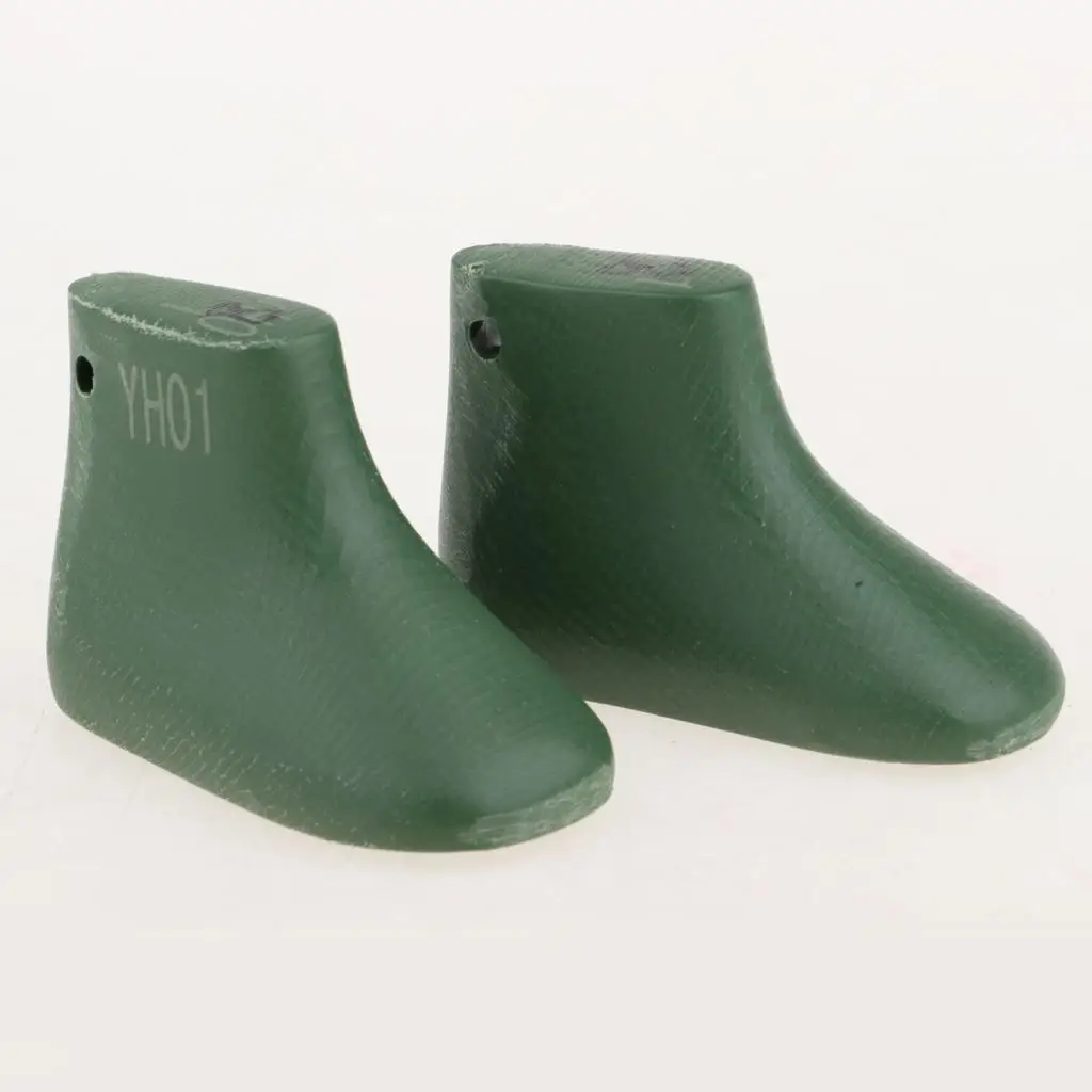 

Plastic Shoe Lasts Mold for 18'' Girl Boy Doll Accessories Green #1