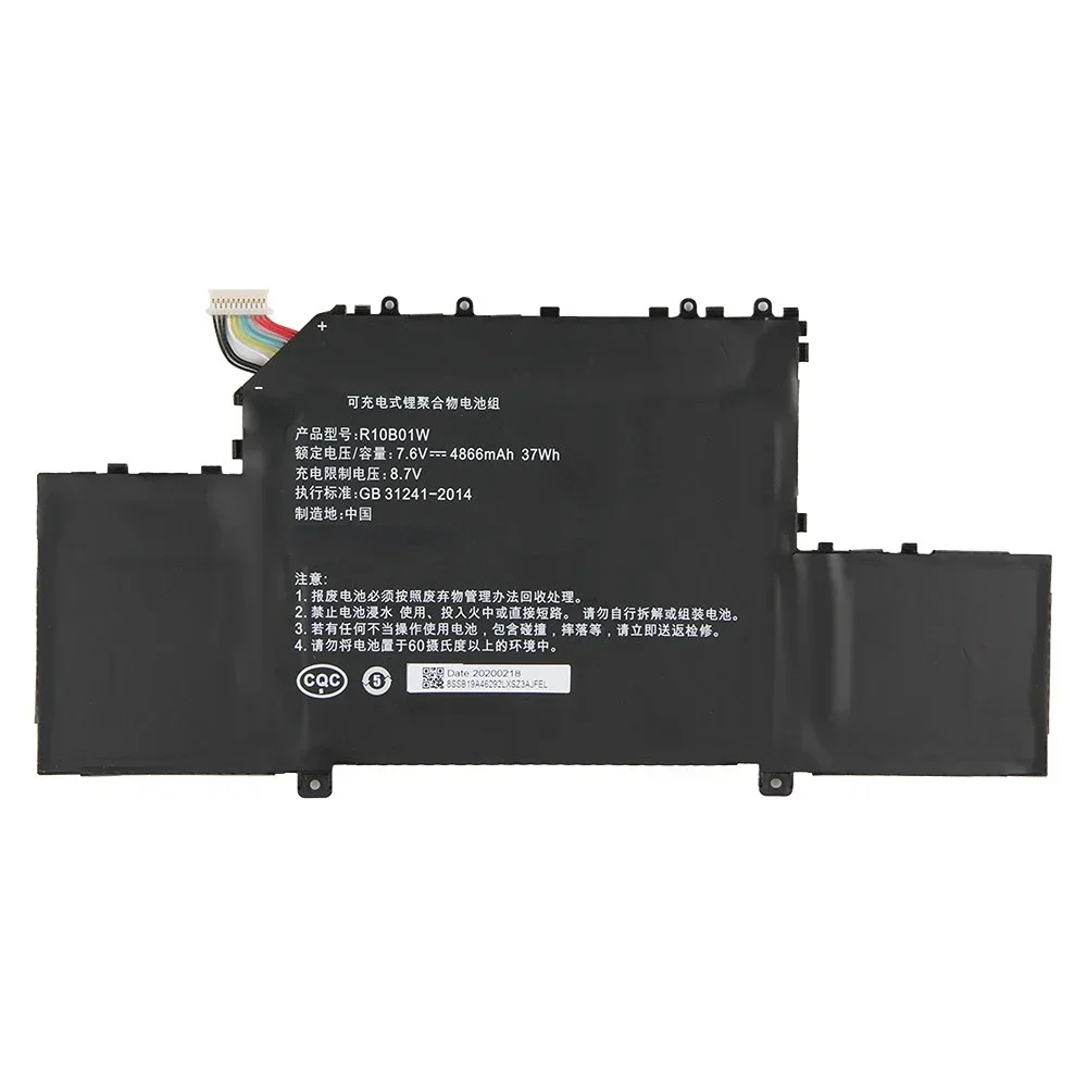 

Сменный аккумулятор R10B01W для Xiaomi Mi Air 12,5 дюймов 161201-AA 161201-01 R10BO1W 4866 мАч