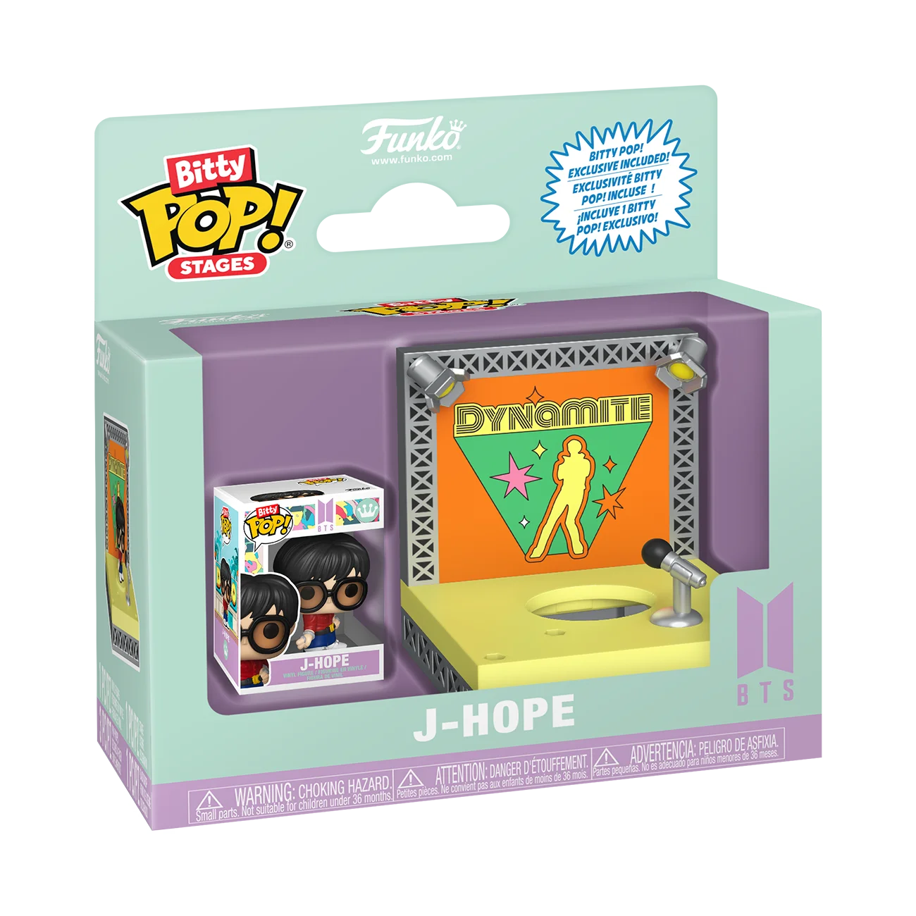 Funko Pop! Original Bitty Stages: BTS - Dynamite - Figura de Vinil Colecionável J-Hope - Ideia de Presente 86735