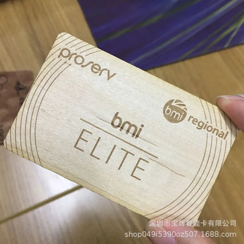 Customized. Custom Hotel Access Card NFC Wooden Room Card RFID Waterproof Card High Frequency Chip Wooden Card Manufact
