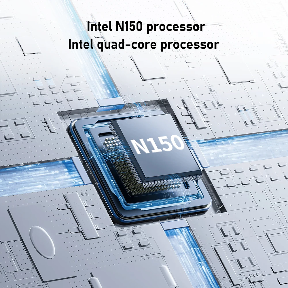 Zwide Tablet 2 em 1 leve e conveniente de 10,95 polegadas N150 para viagens de negócios, trabalho de escritório e entretenimento