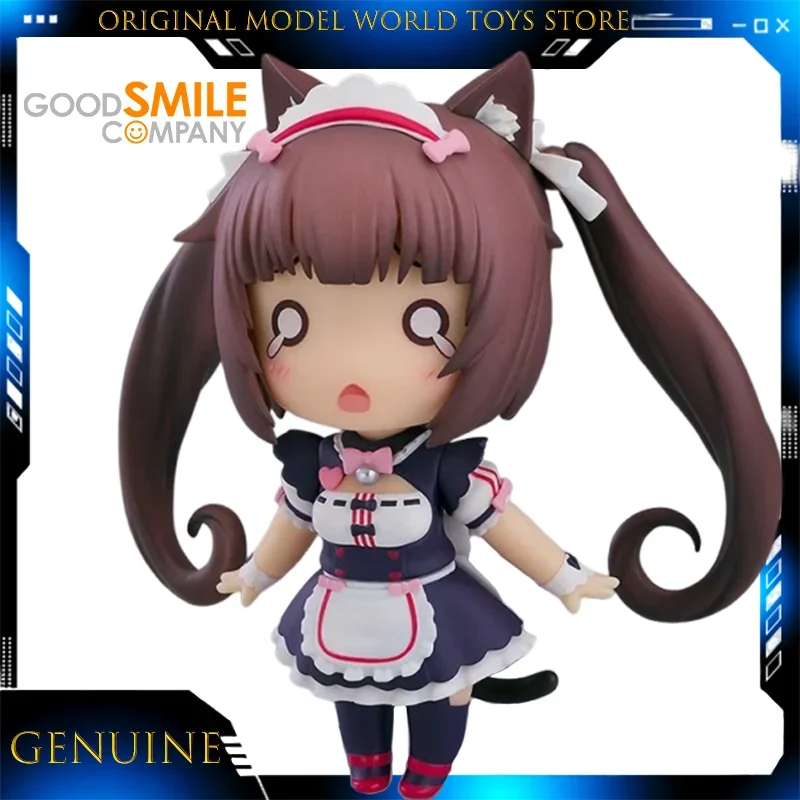 Genuine Good Smile Company Nendoroid #3036 Chocola Nekopara Sekai Connect Ver. Q Version Action Figure Collectible Model Toys