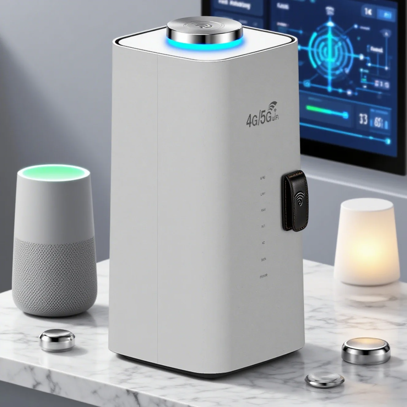 

4G LTE WiFi Router 4G CPE Router with SIM Card Slot 300Mbps WiFi Wireless Modem Home Office Outdoor WiFi Hotspot Router