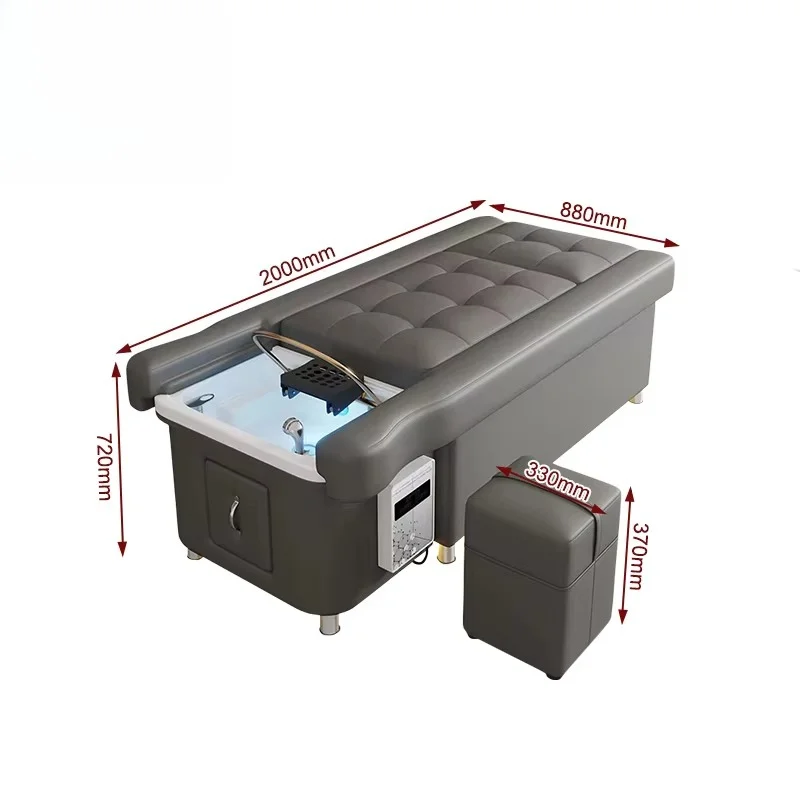 Custom Salon Shampoo Bed Electric Backrest Lift Foot Repair Chair Thai Massage Shampoo Bed