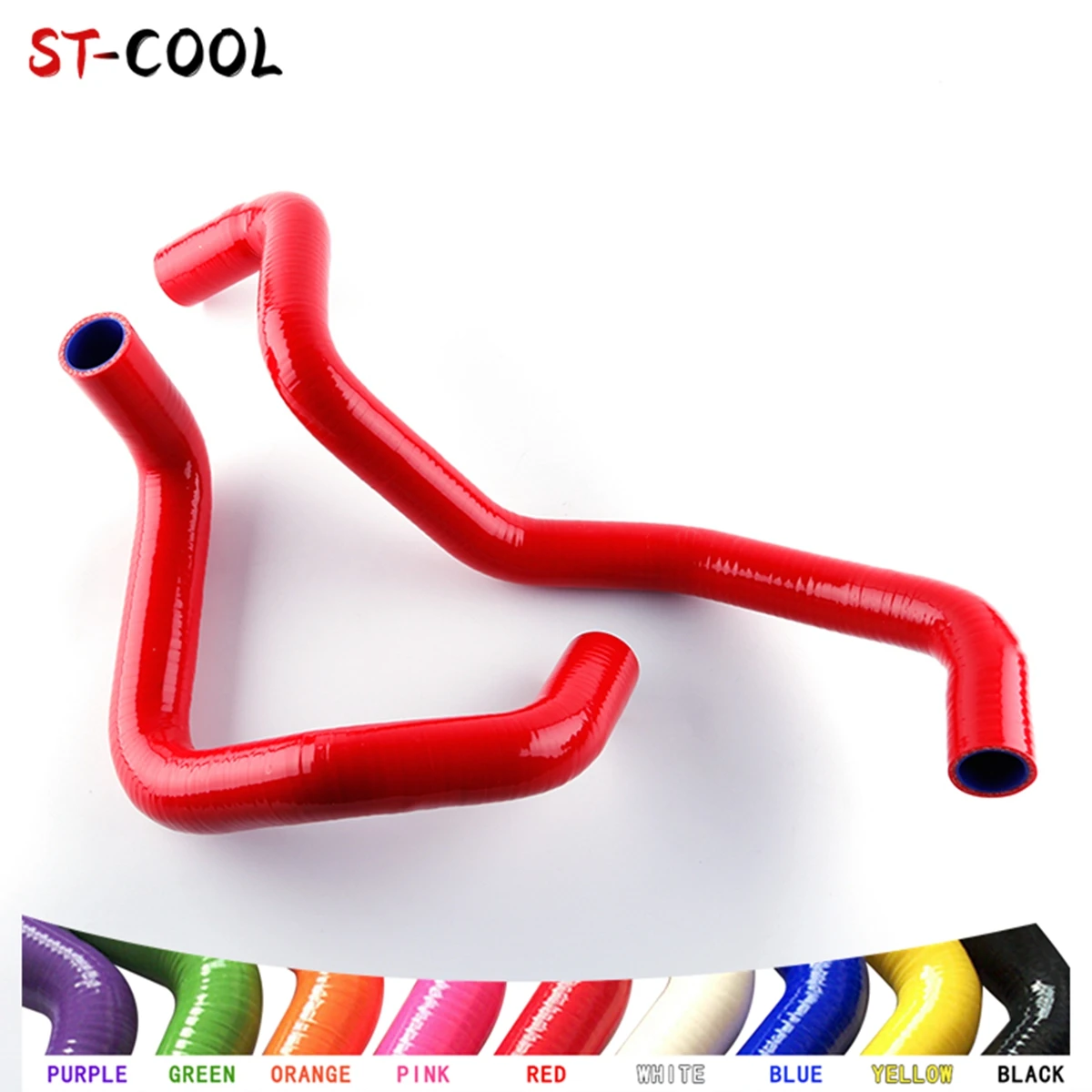 For 2000-2005 Toyota Celica GT GTS 1.8L TS/VT-i ZZT23 2001 2002 2003 2004 Radiator Coolant Hose Kit Silicone Tube 2Pcs 10 Colors