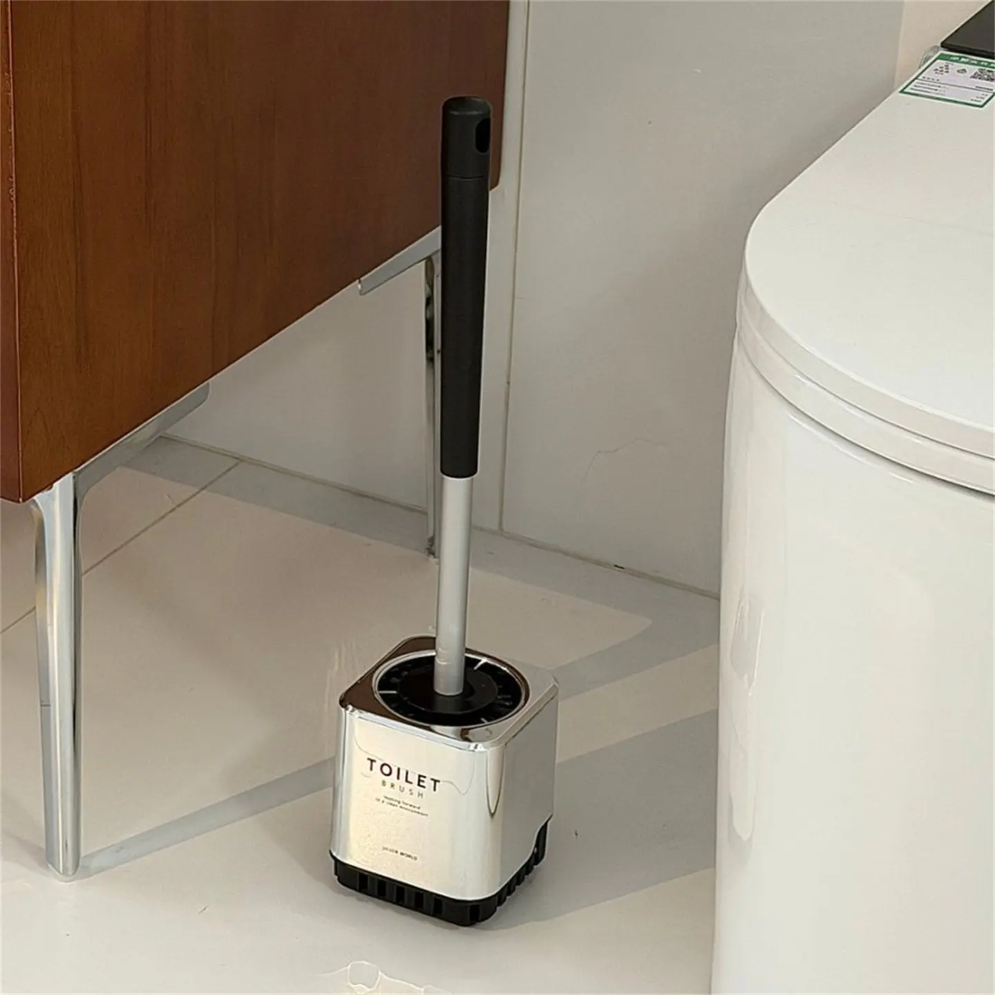 

Минималистичная квадратная щетка для унитаза с поддоном для сбора воды, инструмент для чистки ванной комнаты, щетка для унитаза для домашнего декора, подарок