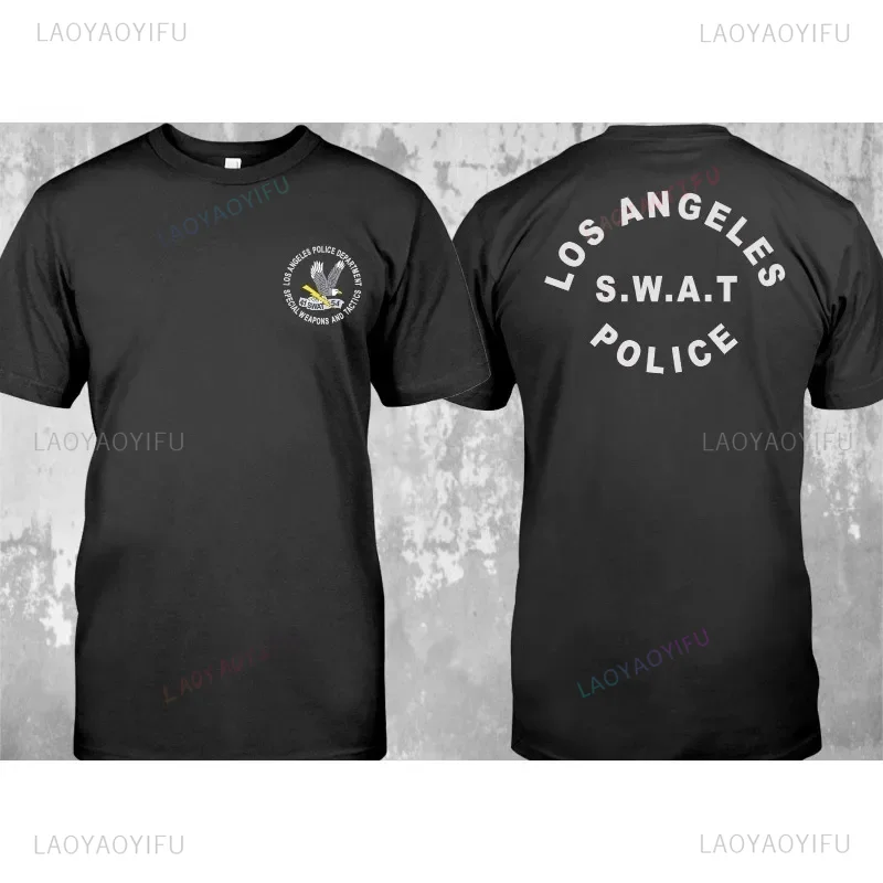 Sale SummerSWAT  Department Los Angeles Tv Series SECURITY INVESTIGATION T-Shirt Men  Tshirt Summer Top Tees Euro Size