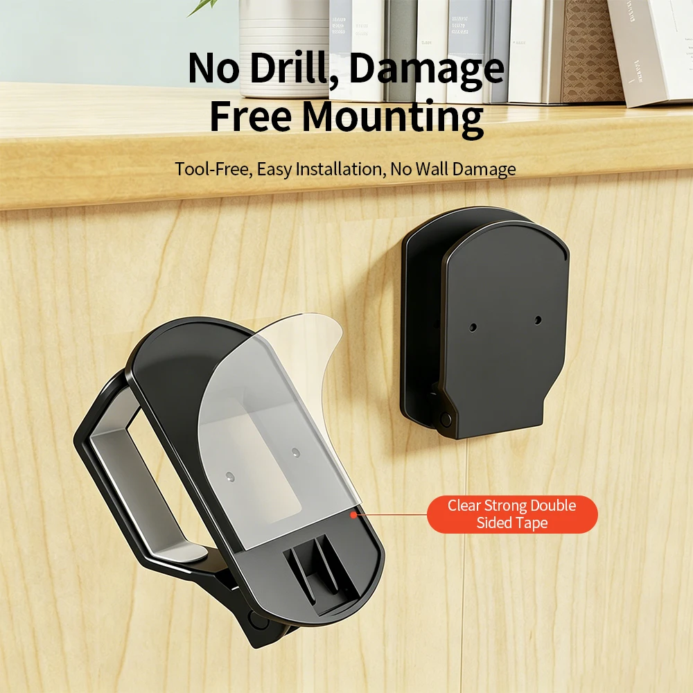 Picture 5: Wall Mounted Game Controller Bracket Base No Punching Required Controller Storage Rack For Gaming Headset Bracket