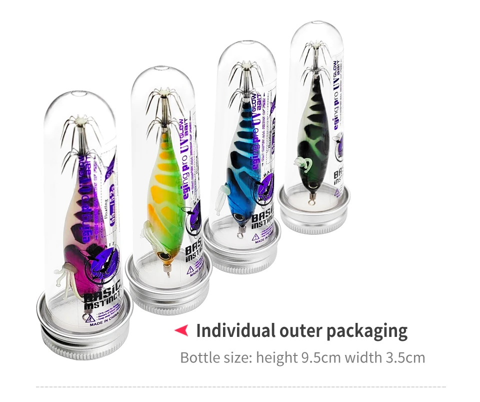 Neue Tintenfisch Köder 5,2g 8cm Webfuß Octopus Egi Künstliche Garnelen Egi Locken Luft Tintenfisch Tintenfisch Maschine Horizontale tintenfisch Jig Haken – Detail 7