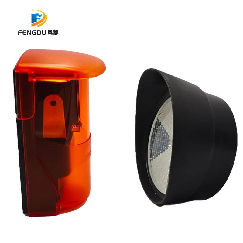 Reflective Photocell Sensor Automatic Sliding Garage Gate Door Safety Beam Infrared Photocell 12-24V DC/AC Waterproof Cover