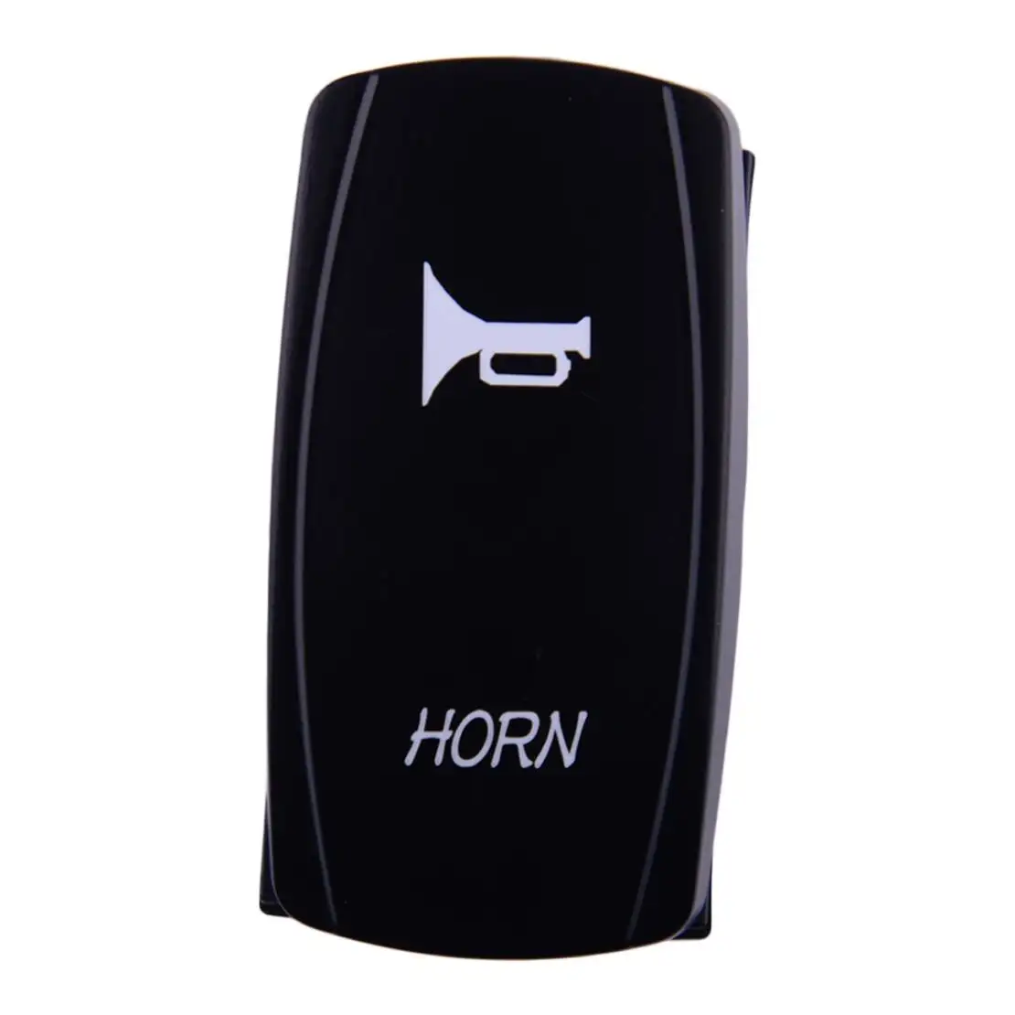 12V รถเรือ LED สีฟ้า Horn สลับ Rocker ON OFF สวิทช์ลําโพง PUSH ปุ่ม Universal สําหรับรถจักรยานยนต์รถบัส RV Trailer