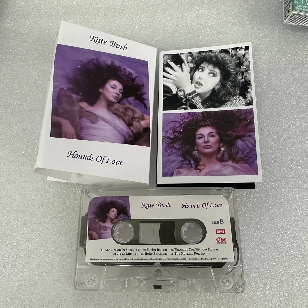Cassette musicale Rock Kate Bush, album Hounds of Love, Running up That Hill, cassettes, cosplay, Walkman, enregistreur, bande sonore de voiture, coffret cadeau