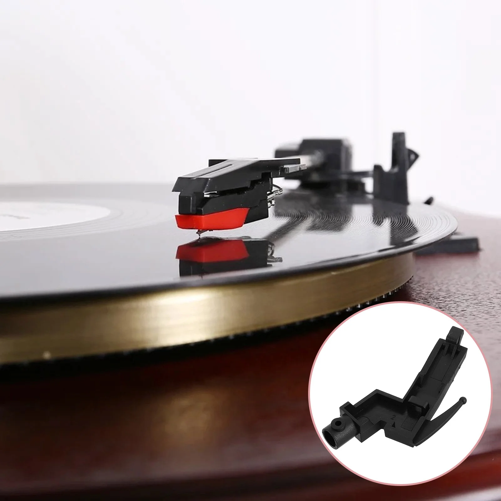 Accessorio per giradischi con guscio stilo Robusto supporto in plastica per ago fonografo Parti per giradischi con prestazioni affidabili per vinile