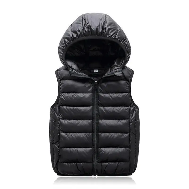 

2025 New Autumn Winter Boys Girls Down Vest Coat Children Warm Waistcoat Outerwear Clothing Infant Jacket for 4 To 2 14 Years