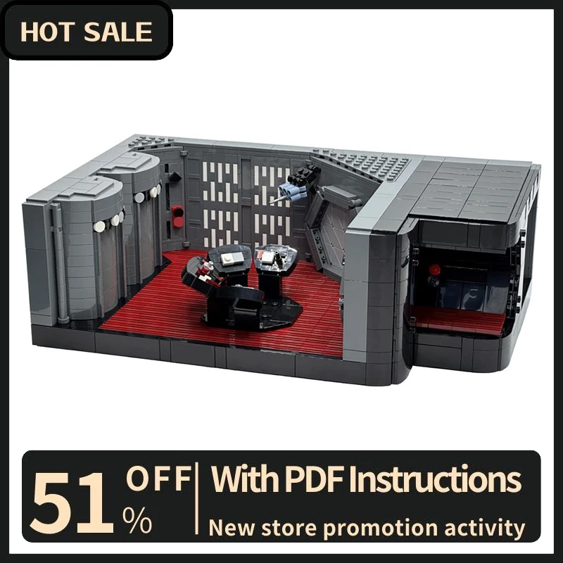 

Новинка, 2084 шт., знаменитая звезда, боевой фильм, Moc, диорама, модель, строительные блоки, пространство, сделай сам, креативные идеи, детские игрушки, подарок на день рождения