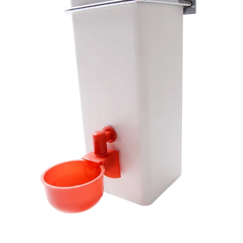 PVC Single Port Pipe Chicken Water Drinker 3.6 L Automatic Refill Chick Cup Drinker