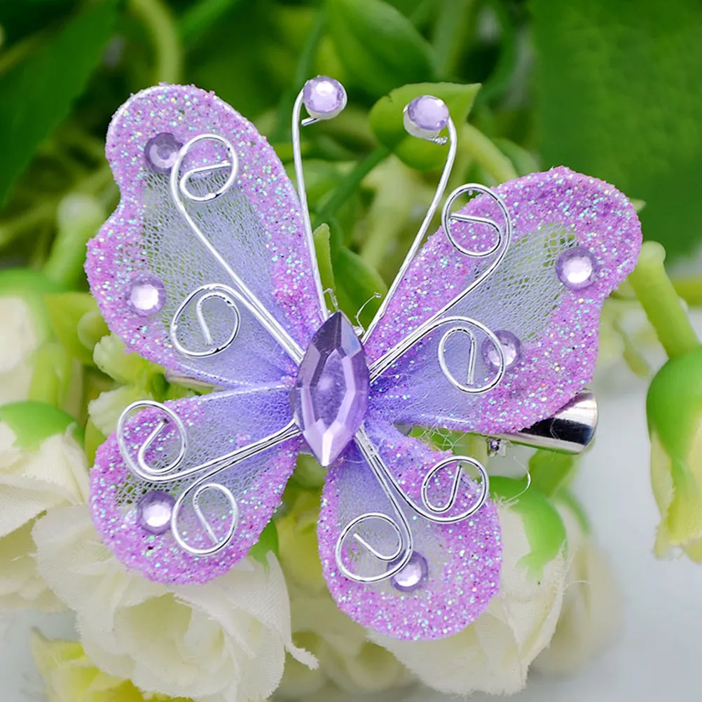 

10Pcs Hair Clips for Children Girls Women Toddlers Newborns Cloth Hairpin Set Fashionable Photography Vacation