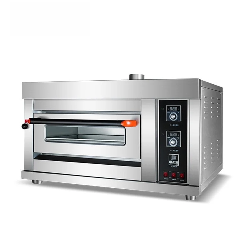 Layered Oven Suitable for Modern Kitchen Design, Stylish and Practical Digital Control Appliance, Commercial Use, New Bread