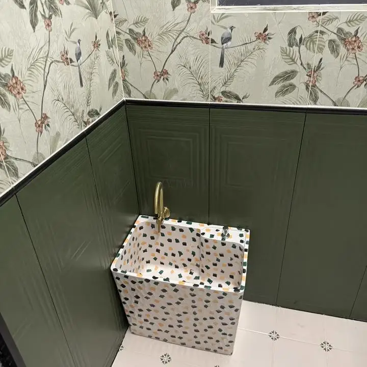 Piscina creativa per mop Balcone Casa cortile esterno Piscina per mop Cortile