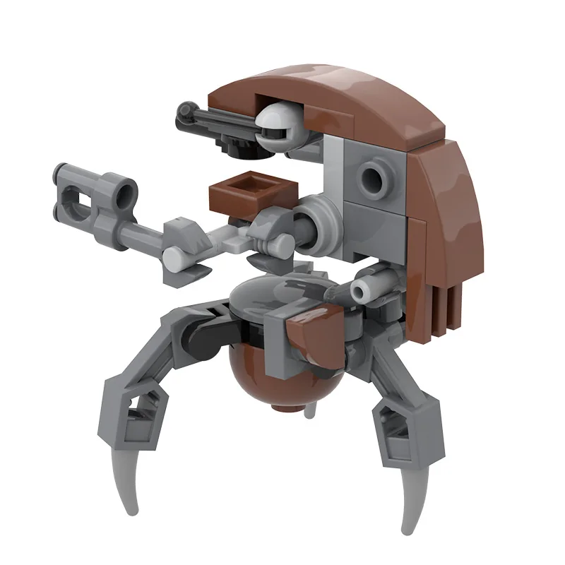 Moc Space Wars Destroyer Droid Droideka Sets The Clone Robot Destroyer Fighting Building Block Army Weapons Bricks Troopers