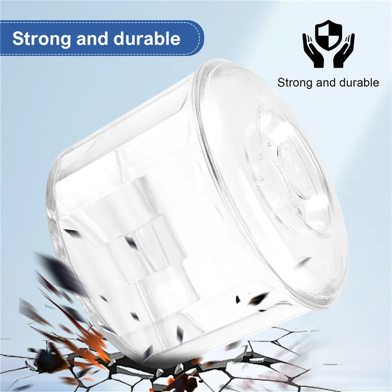 

H-W KT-130 Магнитный прозрачный стакан Ведро Бочка Полировальное ведро Барабаны Магнитный стакан Полировальная машина Барабан/аксессуары