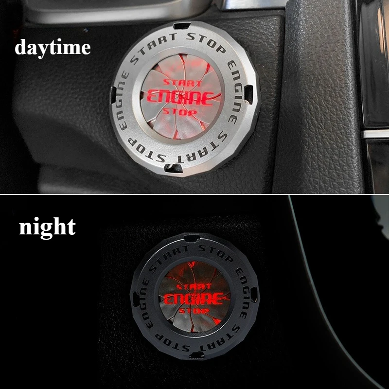 

Автомобильная крышка поворотной кнопки запуска в одно касание, прочная защитная крышка переключателя зажигания автомобиля, крышка кольца запуска мотоцикла, декор интерьера