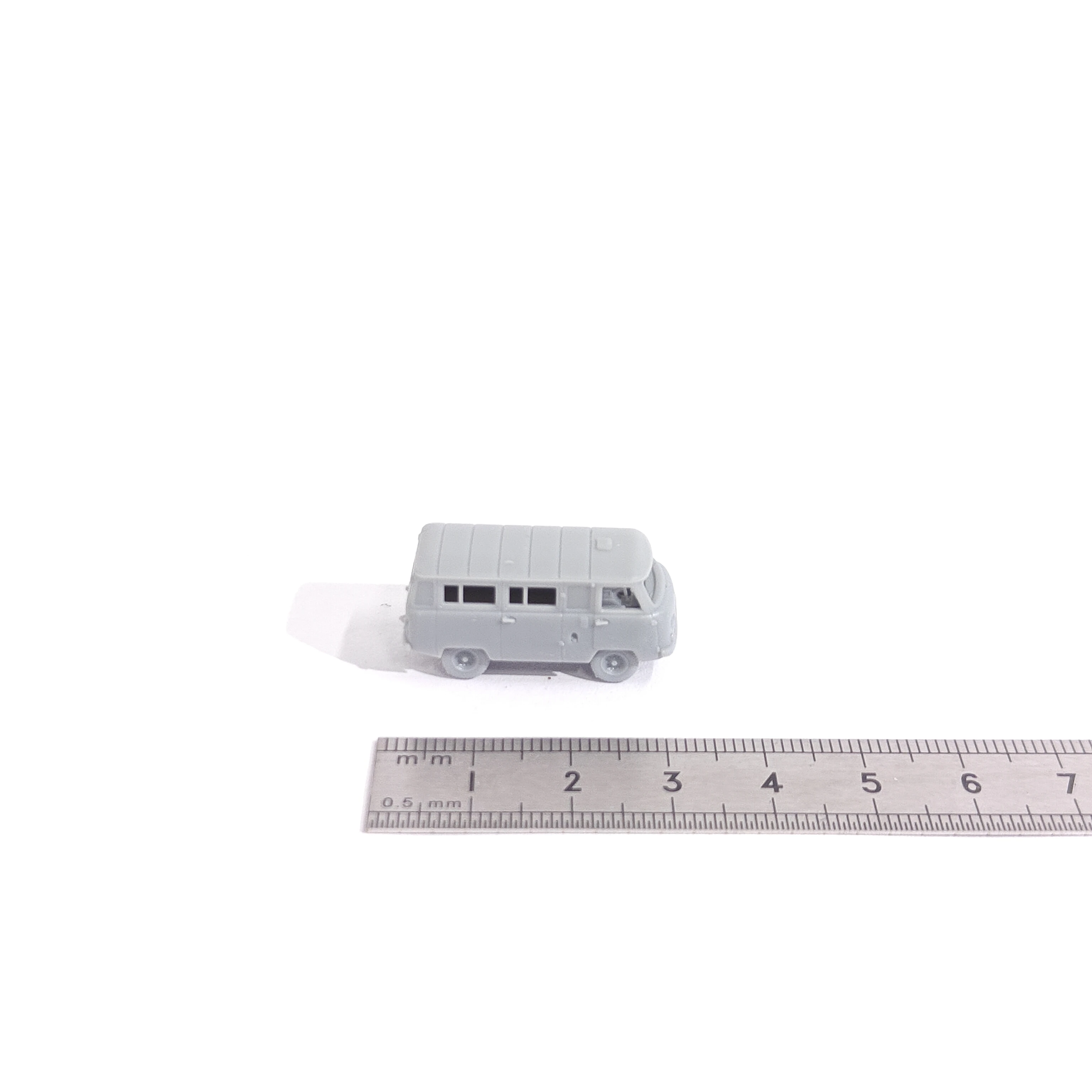 Paint Model Kit - 1/144 Ölçekli UAZ-452 Boyasız Minyatür Reçine