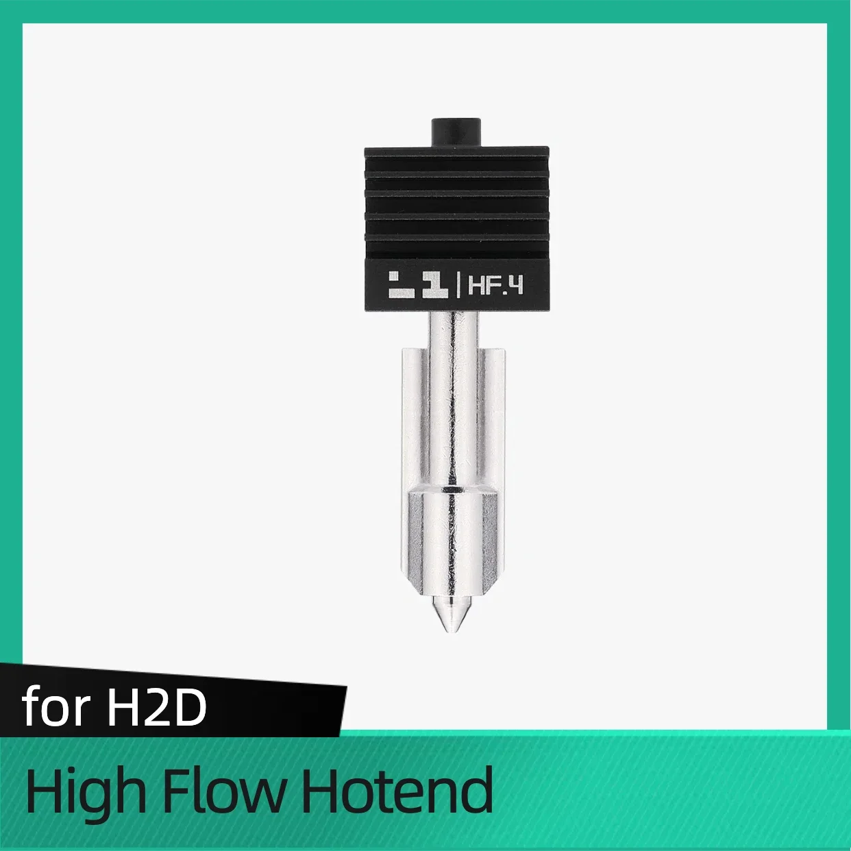 For Bambu H2D High Flow Hotend H2D Laser High-Speed Nozzle for P2S 0.4/0.6mm Hardened Steel Quick Swap High-flow Nozzle