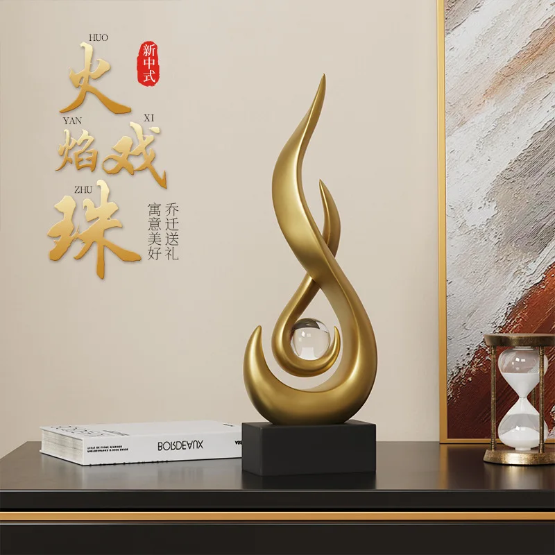 Light luxury high-end spirit beads office living room TV cabinet wine cabinet decoration crafts housewarming gifts