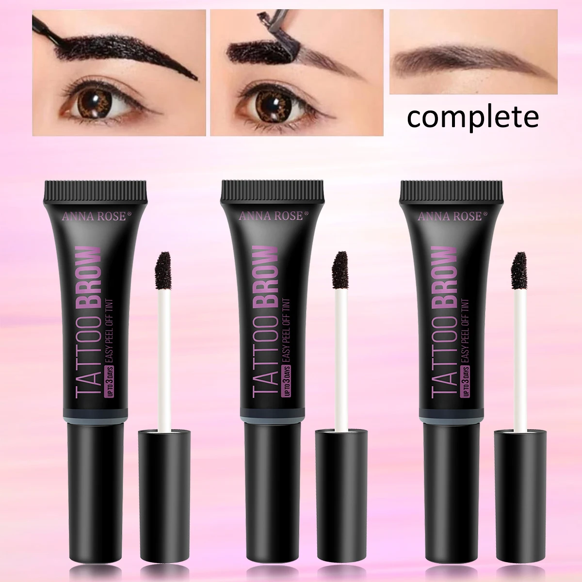 Tearable And Tear Resistant Eyebrow Dye,Long-Lasting Waterproof Non Fading,Naturally Suitable For Lazy People To Dye Eyebrows