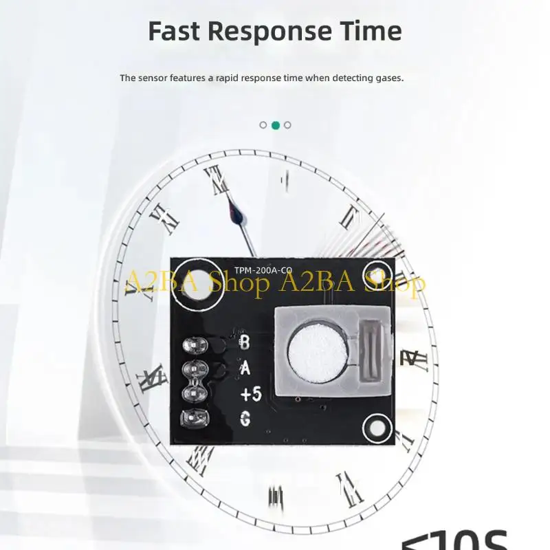 A2BA CO Gas Detection Module Electrochemical Carbon Monoxide Sensing For Automation Project Environmental Monitoring