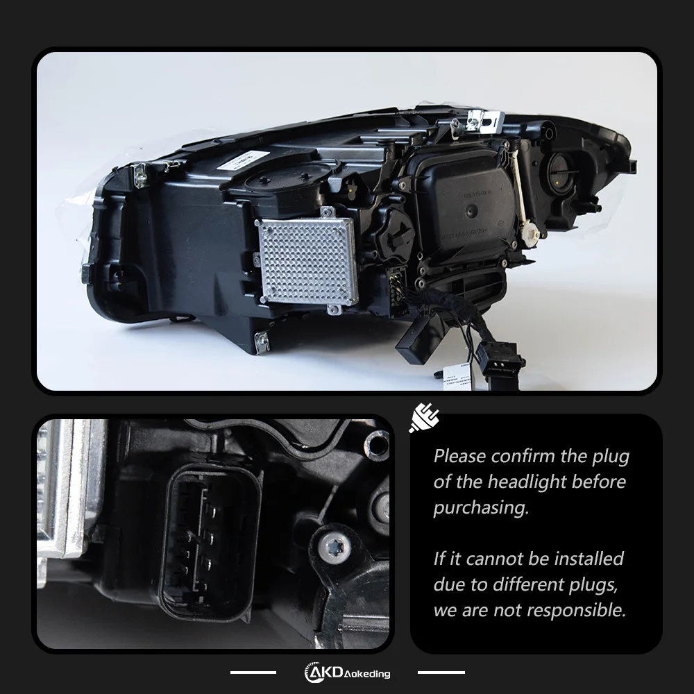 

AKD Car Styling Head Lamp for F10 5 Series 2011-2017 F18 LED Headlight Assembly Upgrade Newest M5 LHD RHD Accessories