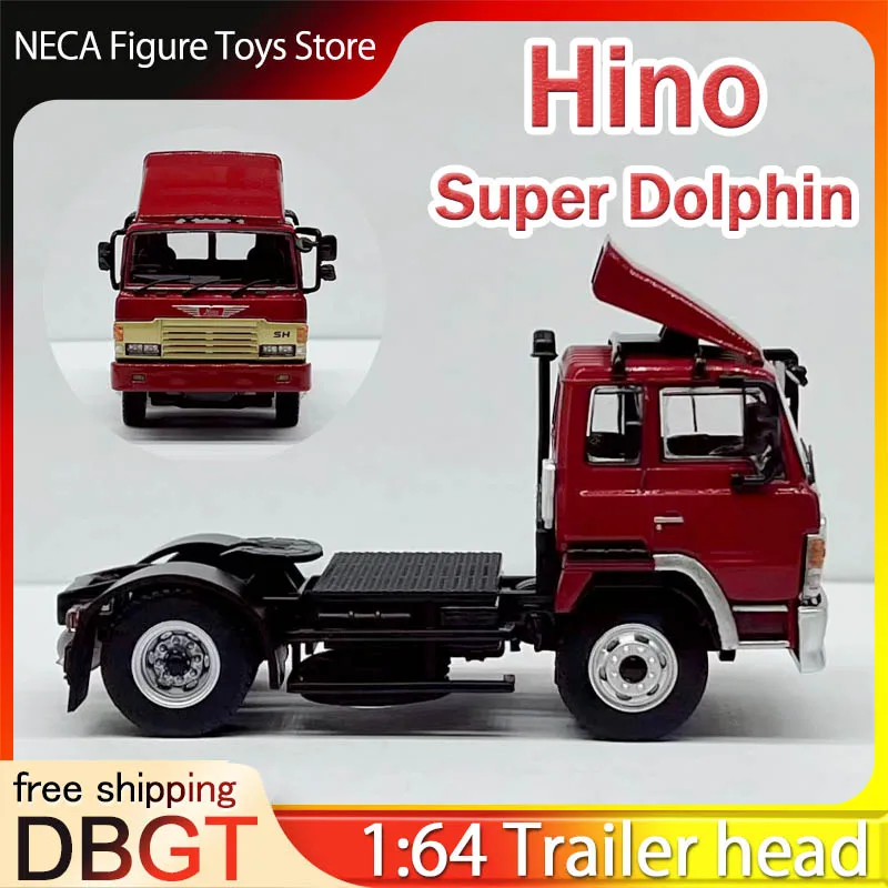 

DBGT 1:64 Модель грузовика-тягача Hino Super Dolphina в гонконгском стиле, литая под давлением, коллекционная, из сплава, сувенир, подарок, игрушка, первая партия