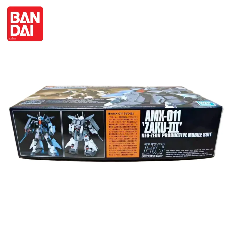 

Bandai Hguc 014 Amx-011 Zaku-Iii Mass Production Type Zaku 3 Plastic Model Cool Gift Mecha Warrior Figure Educational Toy