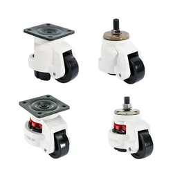 Level Adjustment Wheel Heavy Machinery Caster GD40F/60F/80F GD40S/60S/80S Heavy Duty Industrial Caster Swivel Caster Load 500KG