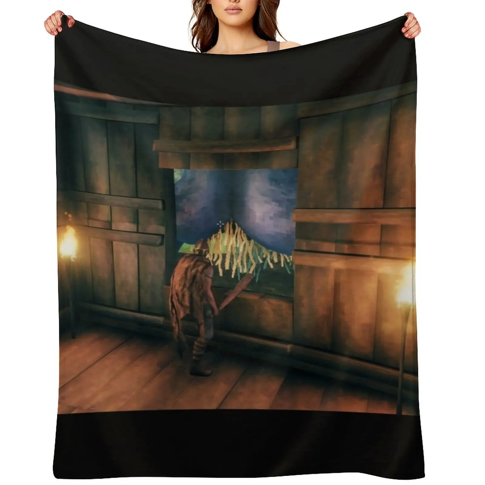 

Valheim - Forest Troll Butt (gift) Throw Blanket bed plaid Tourist Furry christmas decoration Blankets