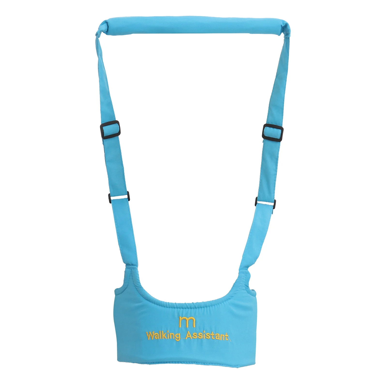

Handheld Baby Walker Helper Blue Adjustable Cotton Walking Harness Protective Belt Learning Assistant for Baby Safety and Back