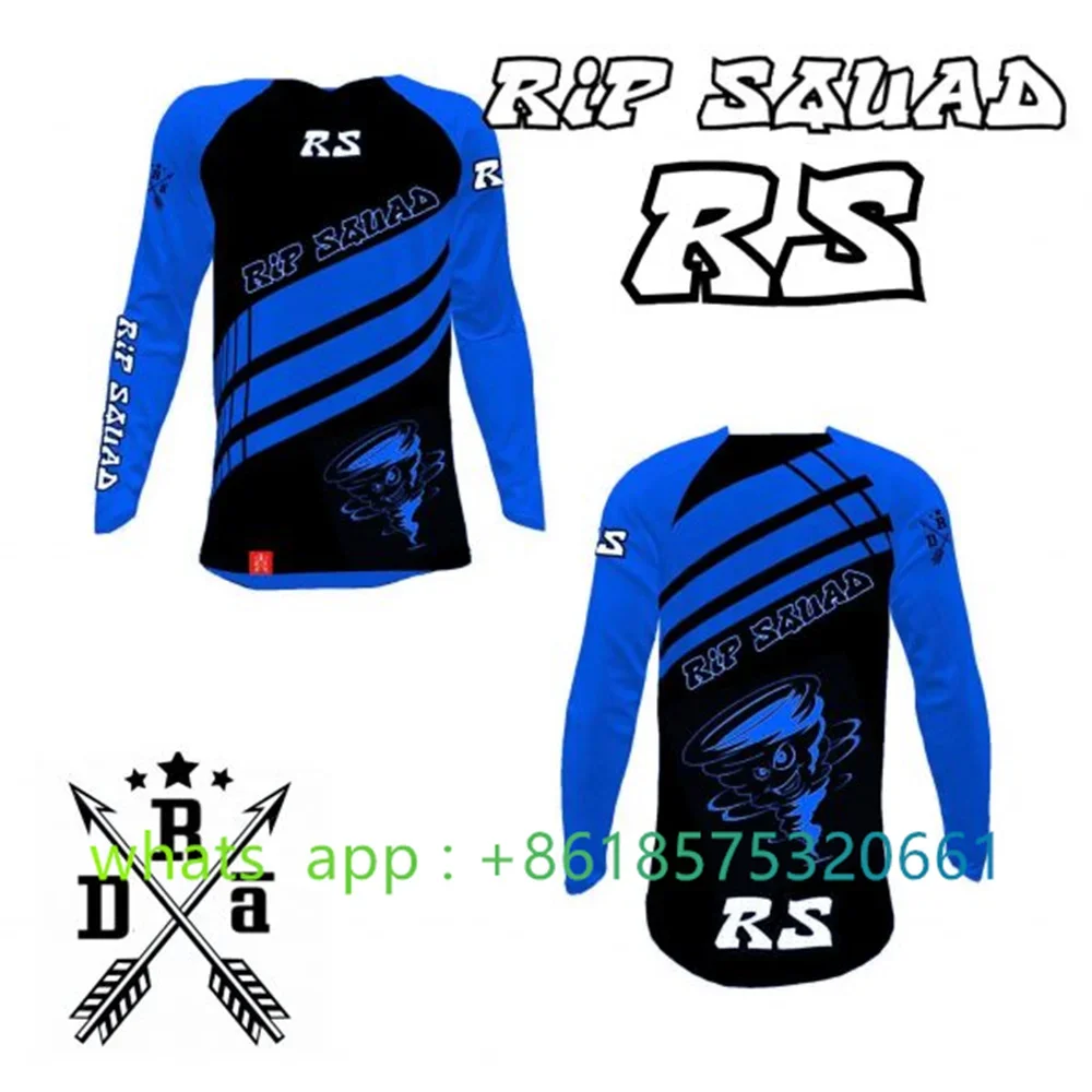 Men\'s Motocross Clothing Dirtyrides New MTB Cycling Jersey Motocross Downhill Ride T-shirt Ropa Enduro MTB Team Breathable Shirt