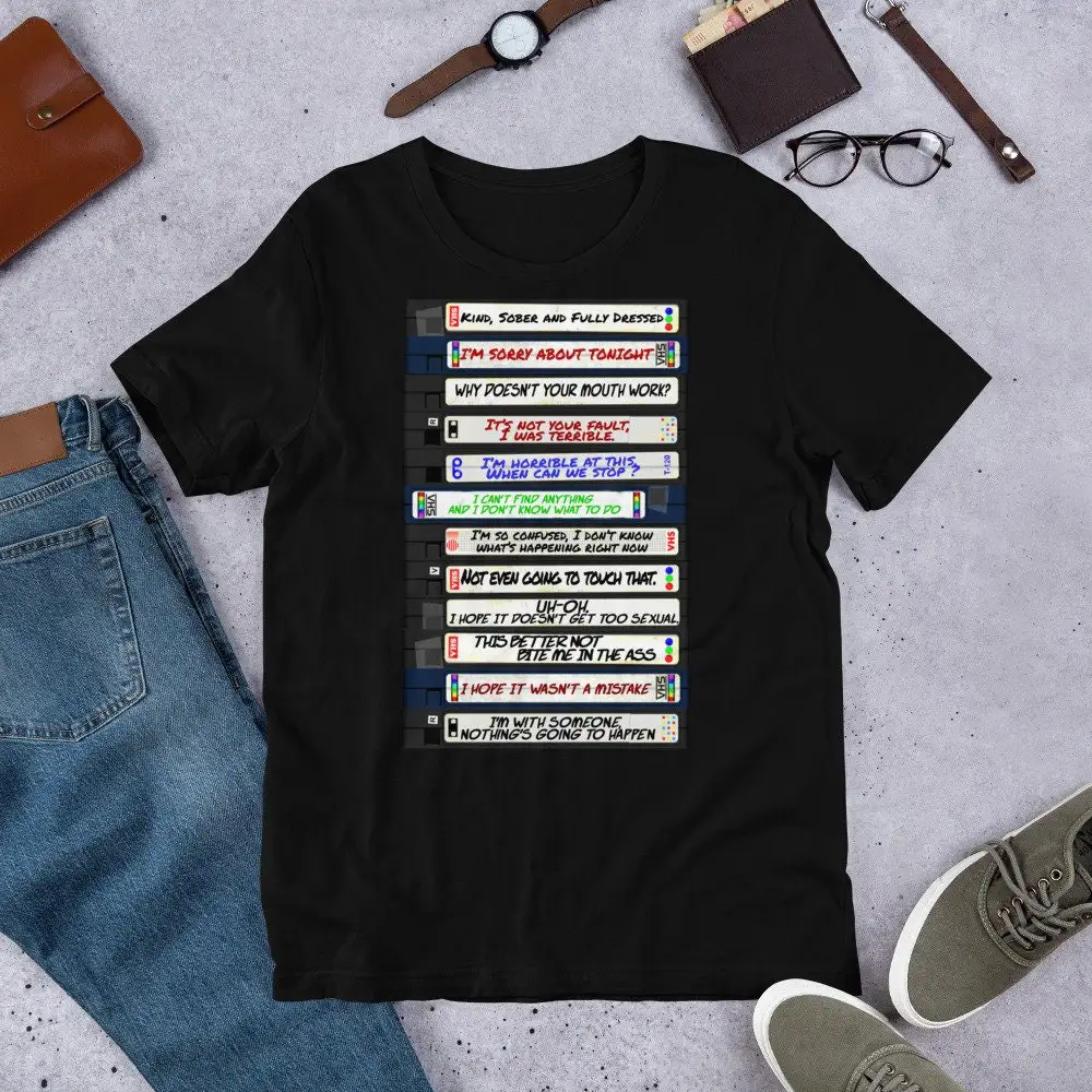 Amy Santiago Sex Tape Collection Video Tapes Brooklyn 99 nine nine Short-Sleeve Unisex T Shirt