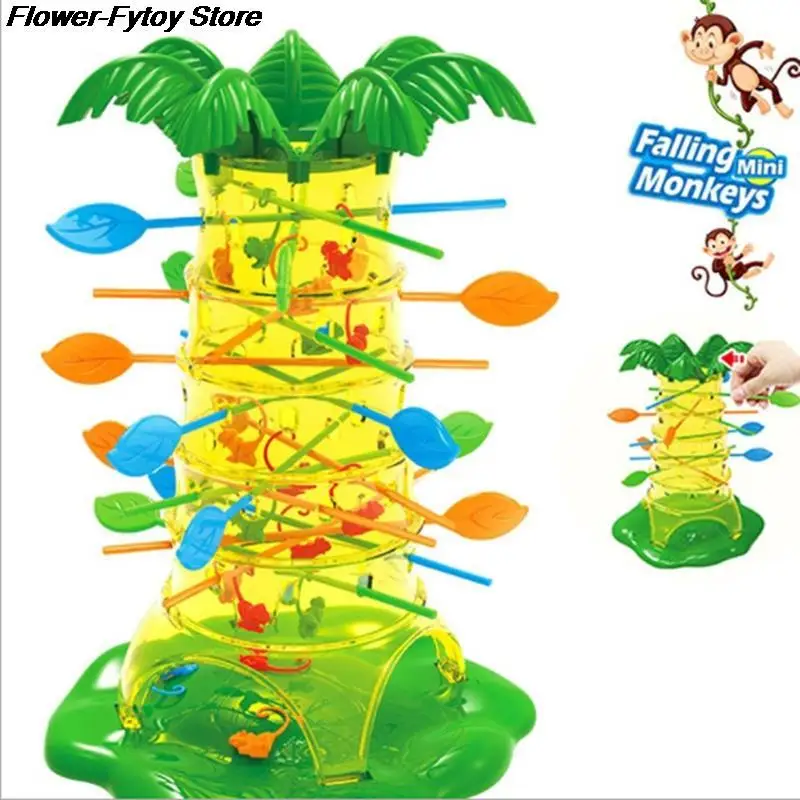 

Children Interesting Intelligence Toys Turn Monkeys Down Monkey Tree Climbing Desktop Game Party Game Funny Toys For Kids HOT