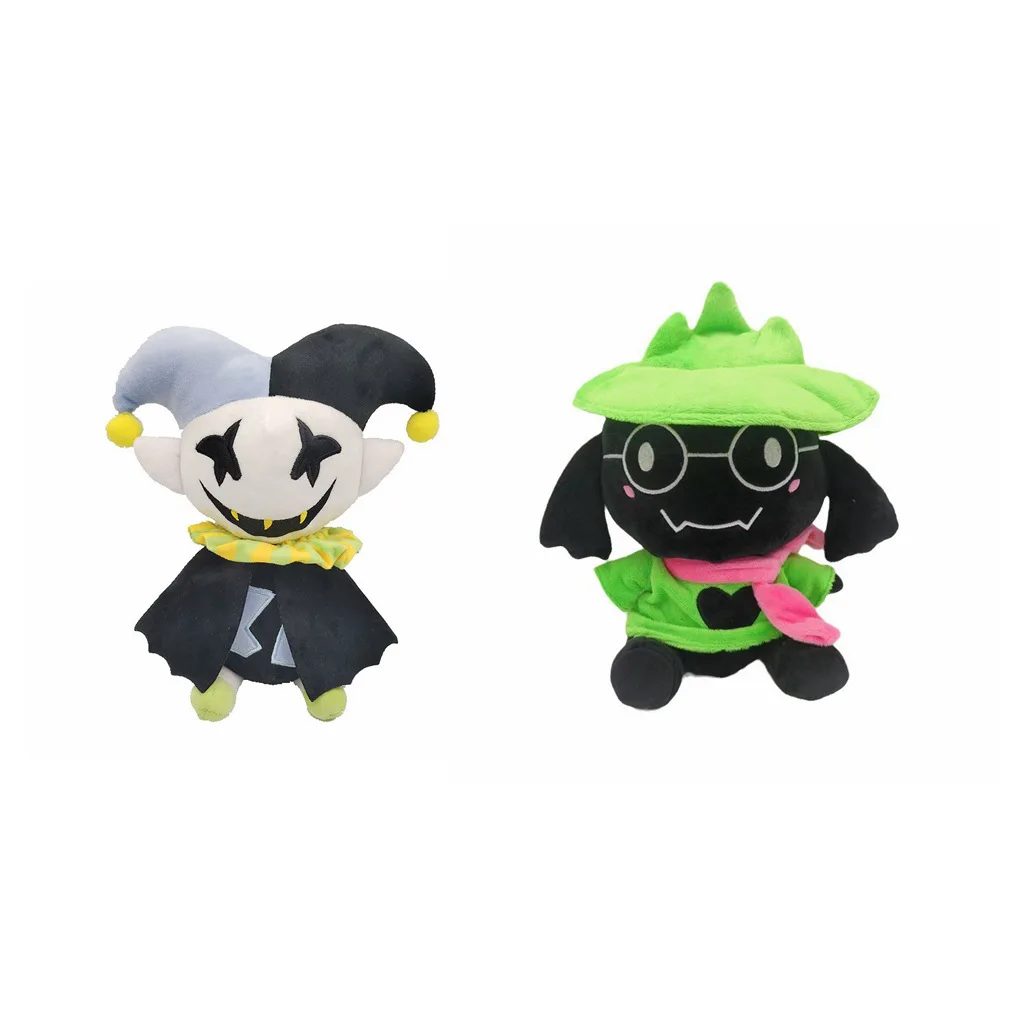 Deltarune pluszowa zabawka Kawaii Ralsei Lancer pluszowe nadziewane zabawki postać z kreskówki miękkie zwierzęta lalka dla dzieci prezent dla dzieci 25cm