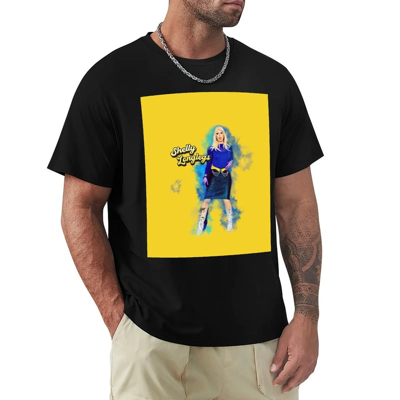 

Shelly Longlegs - Golden Spotlight Edition T-Shirt quick drying Anime t-shirt mens t shirt